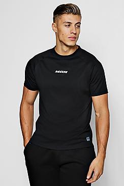 Boohoo Man Active Gym T-shirt With Step Hem