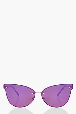 Boohoo Retro Mirrored Sunglasses