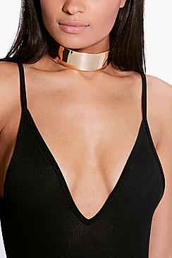 Boohoo Bethany Metal Choker