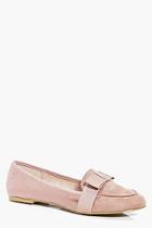 Boohoo Orla Bow Trim Loafer