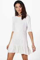 Boohoo Freyja 3 Panel Smock Dress