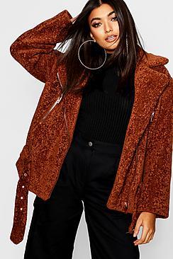 Boohoo Premium Faux Fur Aviator