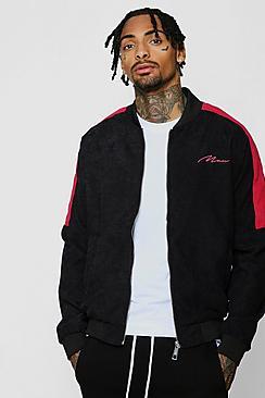 Boohoo Colour Block Man Cord Jacket