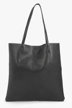 Boohoo Matilda Pu Shopper Bag Black