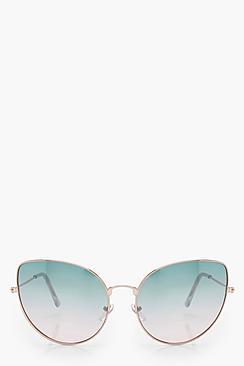 Boohoo Lily Faded Lense Cat Eye Sunglasses