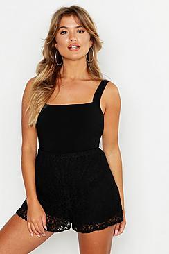 Boohoo Lace Woven Shorts