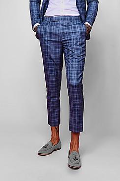 Boohoo Jaspe Check Skinny Fit Trouser