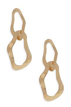 Boohoo Distorted Linked Earrings