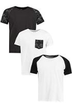 Boohoo 3 Pack Printed T Shirt Pack