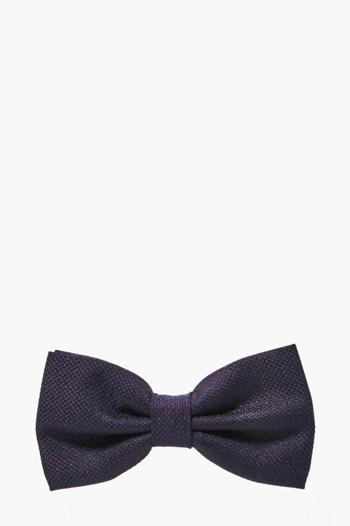 Boohoo Navy Bow Tie Navy