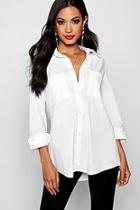 Boohoo Poplin Shirt