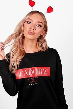 Boohoo Emma Valentines Love Heart Headband