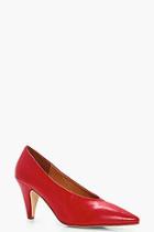 Boohoo Grace Pointed Toe High Vamp Cone Heel Court