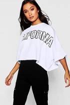 Boohoo Slogan Batwing T-shirt