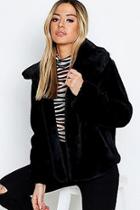 Boohoo Petite Faux Fur Coat