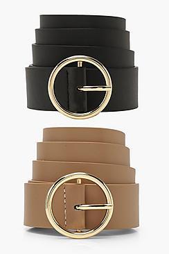 Boohoo 2pk Circle Belt