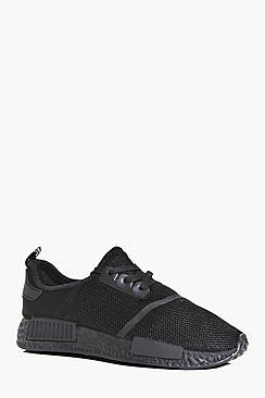 Boohoo Mesh Running Trainer