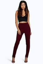 Boohoo Carmilla Scuba Skinny Pocket Trouser