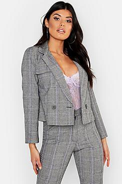 Boohoo Cheek Pocket Detail Blazer