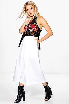 Boohoo Ria Woven Tailored Culottes