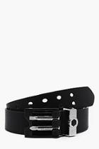 Boohoo Faux Leather Belt With Diy Attachments