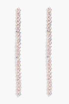 Boohoo Josyln Holographic Diamante Drop Earrings