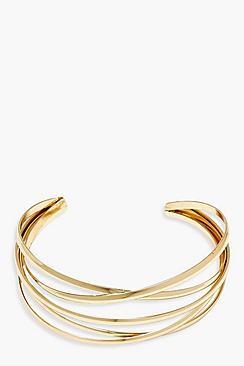 Boohoo Plus Gold Bangle