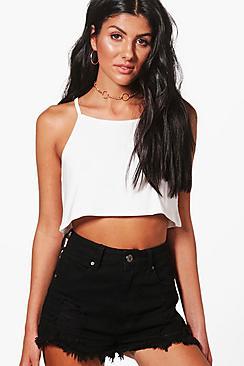 Boohoo Basic Swing Crop Cami