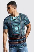 Boohoo Tile Baroque Design T-shirt