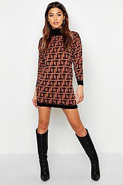 Boohoo Knitted Mini Dress