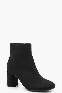 Boohoo Cylinder Heel Shoe Boots