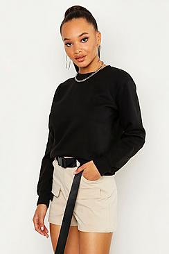 Boohoo Oversize Basic Crew Neck Sweat