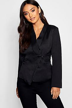 Boohoo Petite Asymmetric Blazer