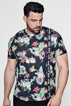 Boohoo Big And Tall Slogan Floral Sublimation T-shirt