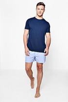 Boohoo Man Woven Short & T-shirt Pj Set