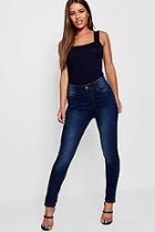 Boohoo Petite High Rise 5 Pocket Skinny Jean