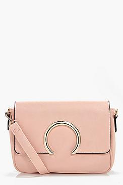 Boohoo Abbie Metal Ring Cross Body