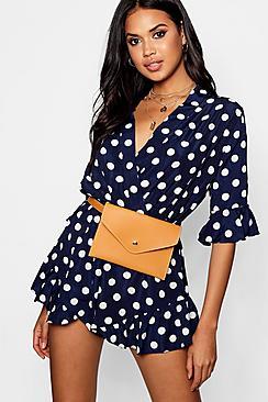 Boohoo Amy Envelope Belt Bag