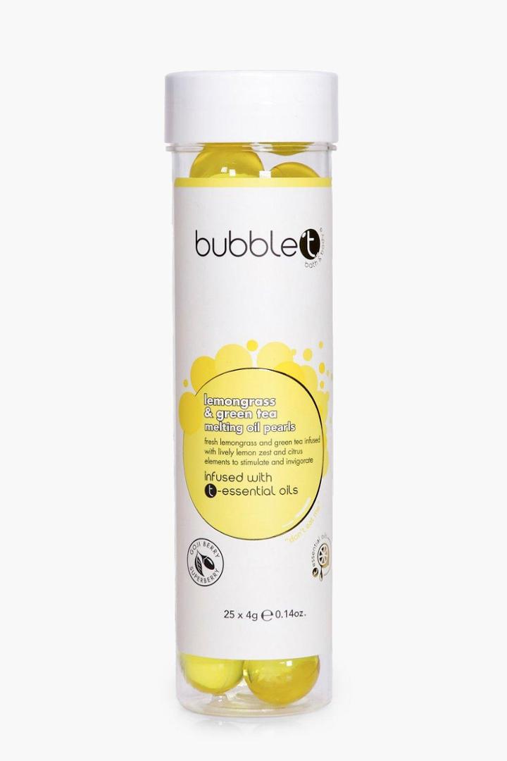 Boohoo Lemon Bath Pearls Yellow