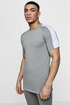 Boohoo Man Signature Muscle Fit T-shirt With Contrast Panel