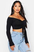 Boohoo Slinky Rouched Top