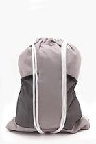 Boohoo Mesh Panel Drawstring Bag