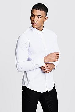 Boohoo Long Sleeve Regular Fit Shirt