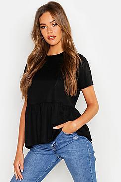 Boohoo Basic Woven Smock Top