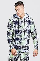 Boohoo Loose Fit Over The Head Tie Dye Hoodie