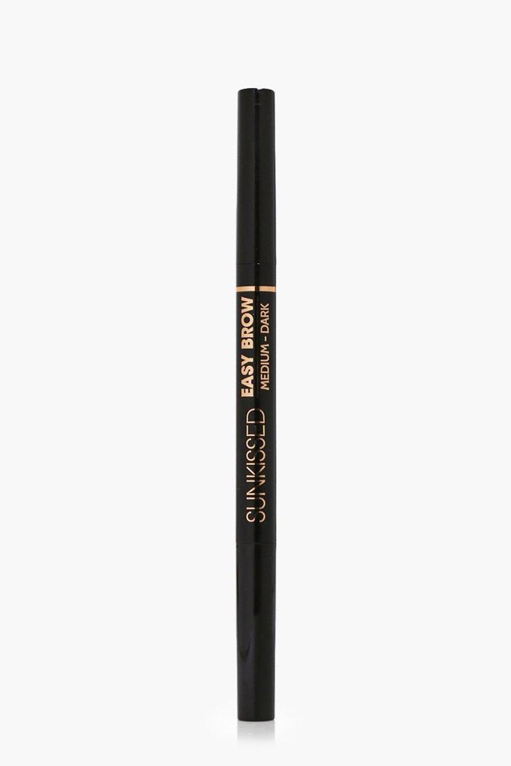 Boohoo Medium-dark Brow Pencil & Brush Kit Multi