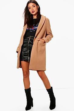 Boohoo Maisie Crombie Coat