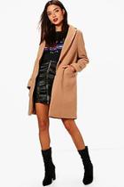 Boohoo Maisie Crombie Coat