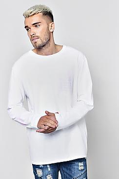 Boohoo La Stateside Long Sleeve Multi Print T-shirt