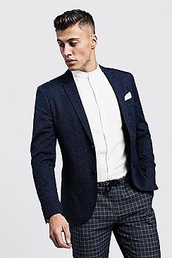 Boohoo Skinny Fit Plain Smart Blazer